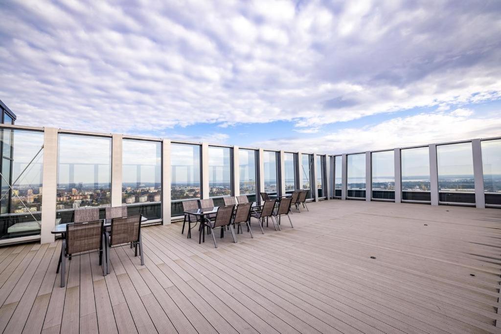 Hanza Tower Lux Sauna&Pool Szczecin Exteriör bild